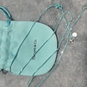 Tiffany & Co blue enamel chain